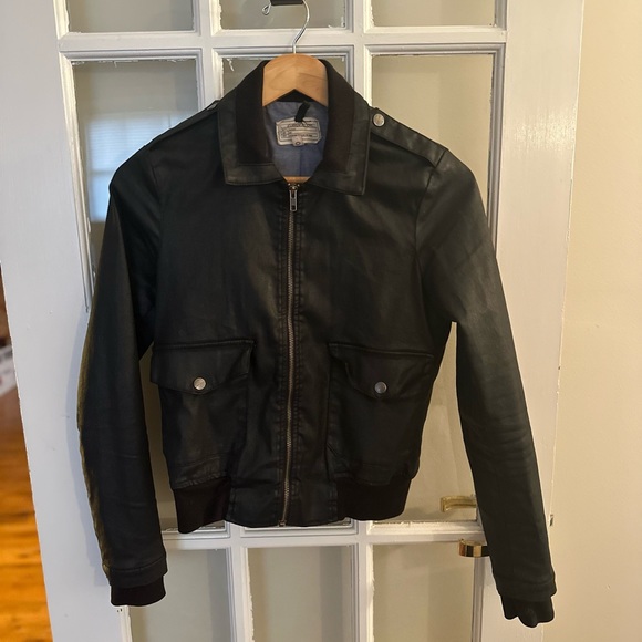 Leather jacket look w/out biker gang vibes. - Picture 6 of 6